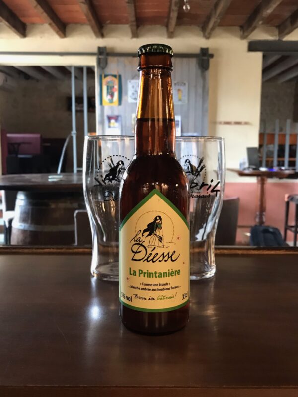 Bouteille de bière la printanière