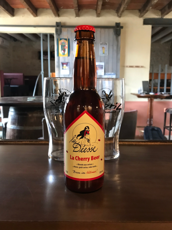 Bouteille bière cherry beer