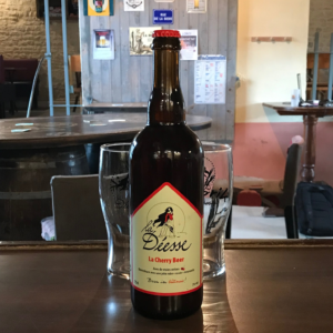 Bouteille de bière la cherry beer 75 cl