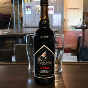 Bouteille de bière la dark 75 cl