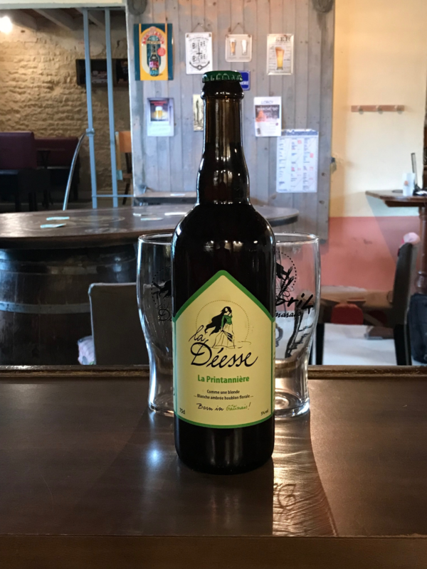 Bouteille de bière la printanière 75cl