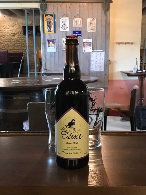 Bouteille de bière obeer-wan 75 cl